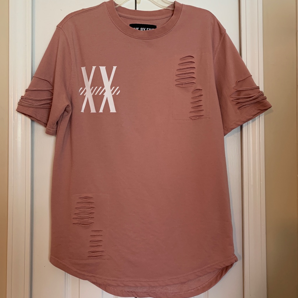 Five By Five Mauve Shirt  Med